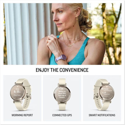 GARMIN Lily 2 sports watch smart watch women's heart rate monitoring sleep tracking fitness sports touch screen Lilac