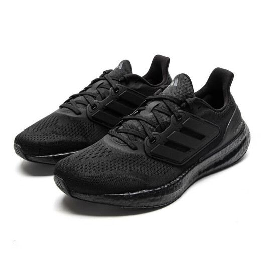阿迪达斯 （adidas）男鞋2025新款夏季PUREBOOST 23运动鞋缓震跑步鞋低帮休闲鞋 IF4840黑色 40.5