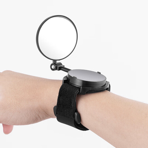 Arm Wristband Safety Mirror Reflector Cycling Viewing Mirror Rotatable Rotating Wristband Rearview Mirror