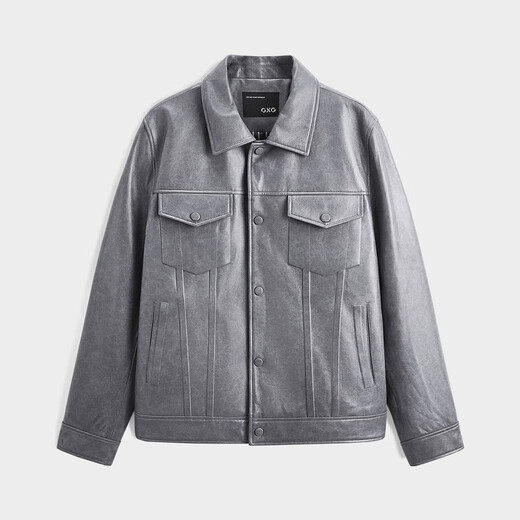 
GXG Men's Comfortable Sheepskin Jacket Grey 170/M