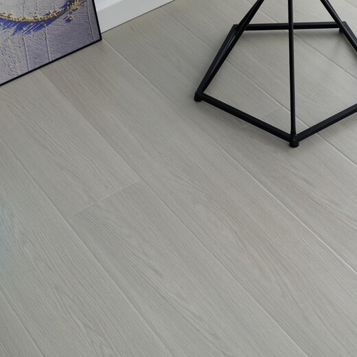 OUGEJIA Planchers en bois composite laminé 12 mm pour la chambre à coucher ménagers imperméable E0 Fabricant de diamants respectueux de l'environnement Installation de ventes directes E0 681 ACCESSOIRES GRY CLASSIQU
