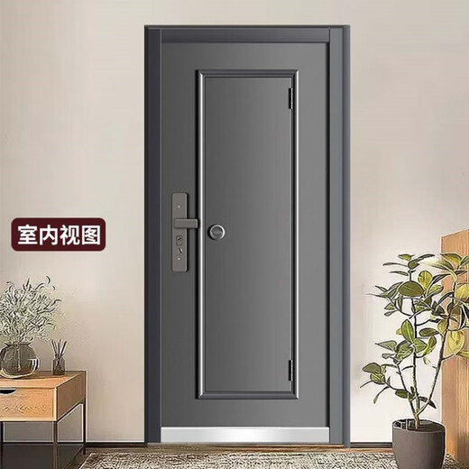 Yaodun Klasse A Security Door, Super große Belüftetür, Mitteltür, geschnitzte geschnitzte Fenster mit Aluminium gegossen