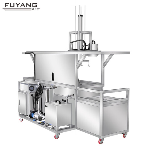 Wenyijia FUyang Máquina de limpieza ultrasónica semiautomática Cilindro industrial Levante Levante Filtro de filtro de limpieza Cinturón ordinario F-5012 F-5012