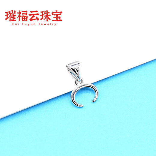 Fat Donglai same style 18k cow nostril pendant buckle jade pendant buckle head gold clip buckle silver plated melon seed Guanyin jade pendant Buddha d small white gold