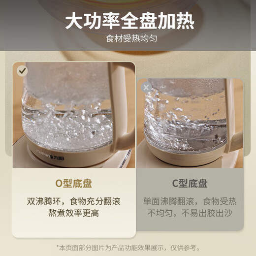 Joyoung 0 fluorine small bubble stew anti-paste health kettle 1.5L mini household constant temperature kettle enlarged tea basket office tea maker WY167