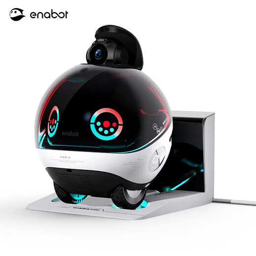 enabotEBO X Robot AI big model intelligent voice control real-time surveillance camera remotely accompanying elderly and children pet ebo robot EBO X-64GB