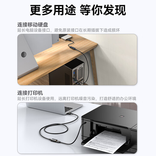 Shengwei USB2.0 Câble d'extension mâle à femelle Câble de transmission de données à haute vitesse