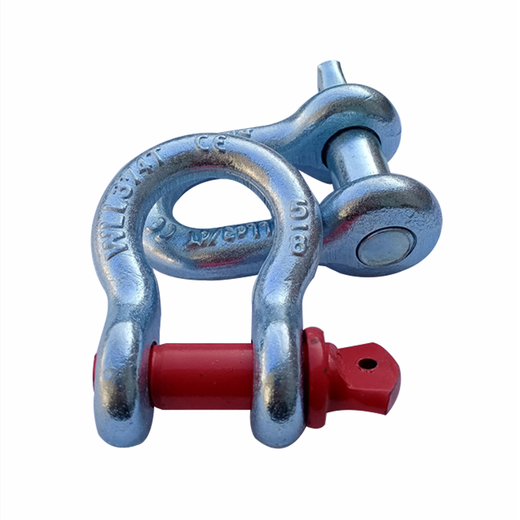 Nicely American bow shackle high strength D-shaped U-ring snap ring snap lock heavy lifting tool horseshoe connection U-shaped 3.25T
