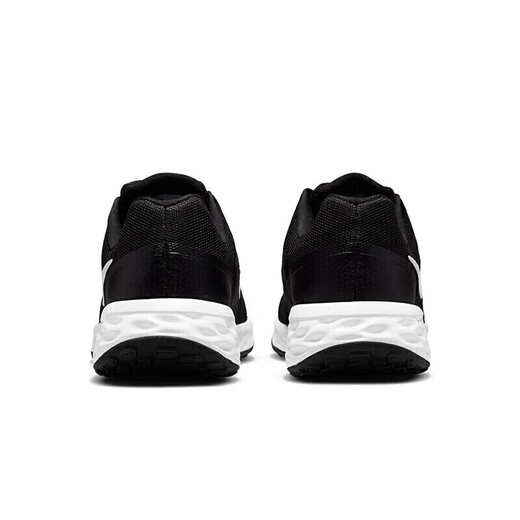 Nike NIKE running shoes men's cushioning breathable REVOLUTION 6 sports shoes DC3728-003 black and white 40