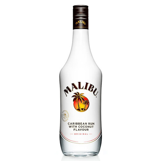 Malibu Authentische karibische Kokosnuss original importierte ausländische Wein Rum aus Basiswein und Weinmischung Urlaubsgeschenke Doppelflasche 700 ml [1400 ml]