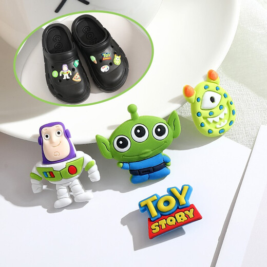 QYCKABY Cave Shoes Accessories Girls' Outdoor Shoes Flowers DIY Adaptive Shoes Buckle Cute Three-dimensional Handmade Decorative Buckles Removable Transparent Little Cute 1 piece Whole pack of dripping plastic