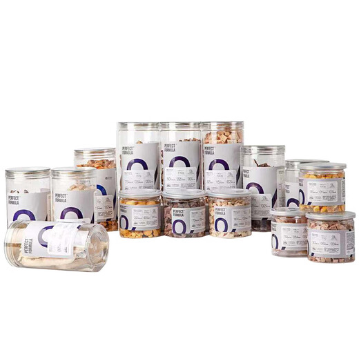 Perfect formula formula freeze-dried cats and dogs wanmei formula snacks freeze-dried staple food companion nutritional fattening cod fish with beautiful hair skin Yuanwei freeze-dried chicken breast 90g hair gills grow meat