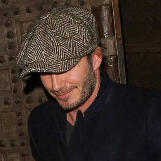 Peaky Blinders wool octagonal hat men's Razor Party British beret retro literary newsboy hat fashion painter hat brown 58-61