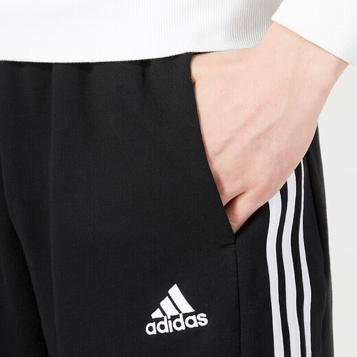 Adidas Herrenhosen Sommer Neue Sportarten und lässige, atmungsaktive, schnell trocknende lässige Hosen lose fünf Punkte Hose Shorts IC9435 Stricken/Drei Streifen s s