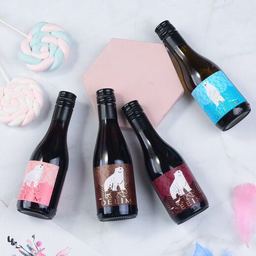 蒂姆庄园迷你小瓶187ml葡萄酒晚安小酒礼盒装果味酒巧克力酒女士低度微醺 一瓶187巧克力【试饮装】