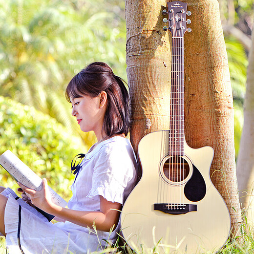 KEPMA Kapuma EDC/EAC Guitar Beginner Folk Guitar Newbie Kama Folk Novice Adult Electric Box EAC WAM丨Retro Color [40 inches]
