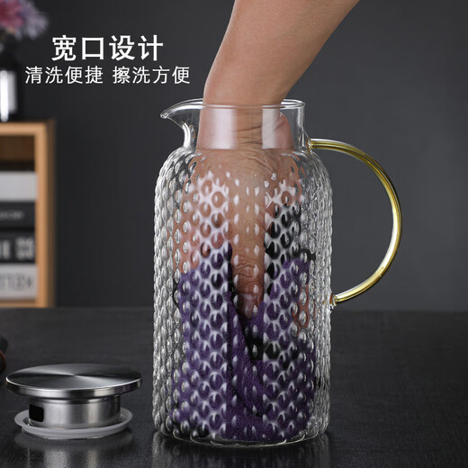 MULTIPOTENT glass set cold drink cup juice cup milk cup 2L cold kettle forest 1 pot 4 cups with bamboo tray