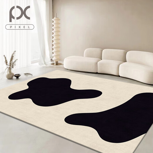 Yingfei Tianjin Wuqing Cui Huangkou Carpet Cream Sala de estar Hogar Home Use Free Washable Cleaning Mat Bedside Waterproof Modern 16788 120*200 cm [cómodo y resistente al desgaste]