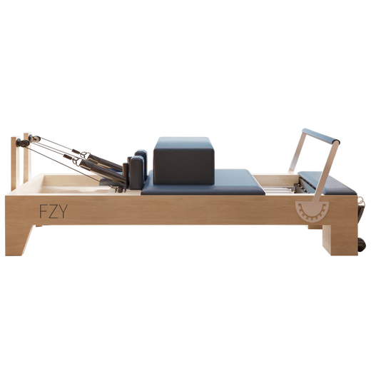 Fengziyan Pilates large equipment core bed bucket stable chair five-piece set yoga studio personal training studio equipment tutorial rubber wood core bed-domestic spring-PU leather classic black