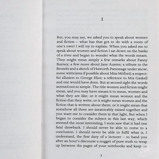 一间自己的房间 英文原版 A Room of One's Own