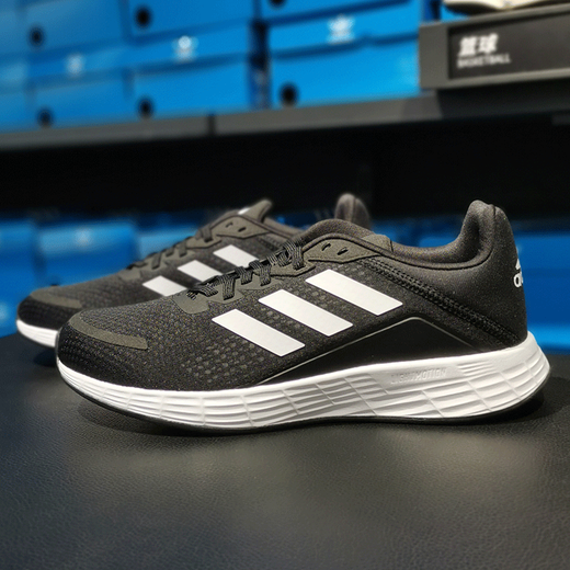 阿迪达斯（adidas）跑步鞋男鞋2025夏季新款DURAMO SL网面透气轻质畅跑健身运动鞋 JQ9716黑色 44 (270mm)