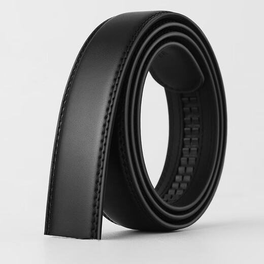 Septwolves men's headless automatic buckle leather belt with body without head, 3.5cm wide, a gift for boyfriend, husband and dad on his birthday