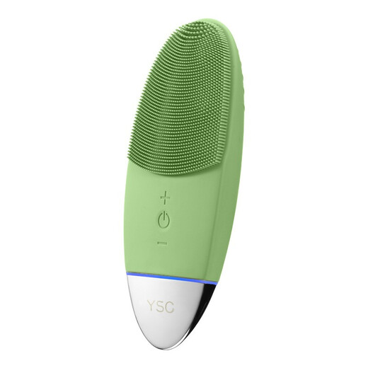 YSC Facial Cleansing Instrument Electric Facial Washing Instrument Massage Beauty Instrument Unisex Cleaning Instrument Cleans Pores Facial Lifting Massage Introduces Micro-Current Green Grass