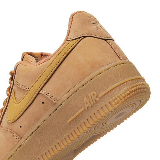 耐克（NIKE）官方女鞋AIR FORCE 1空军一号运动鞋小麦色板鞋春季胶底休闲鞋 FZ7372-200 37.5