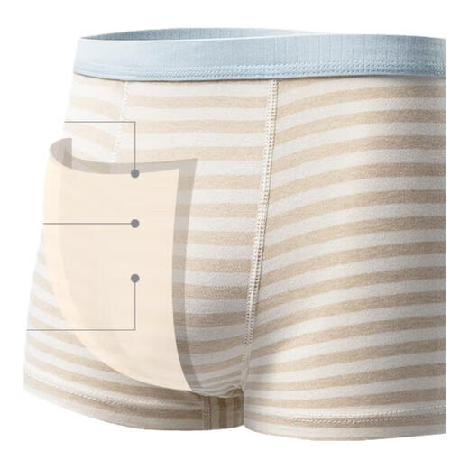 
Yashikai 6-pack 7A-grade antibacterial men's underwear colored cotton undyed comfortable and breathable flat corners for boys high-end boxer shorts 686# skin blue + 687# gray dark green 6 4XL 170-210Jin[Jin equals 0.5 kg]