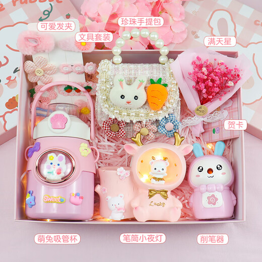 儿童生日礼物女孩【代写贺卡】7-14岁送女生高端实用玩具6810岁 实用公主礼盒二十四