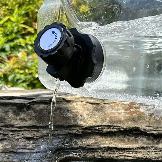 Baijie pure water bucket portable outdoor bucket plastic tea bucket drinking bucket mineral water large bucket storage bucket large capacity 16L faucet + bucket brush + non-hole cover + hose