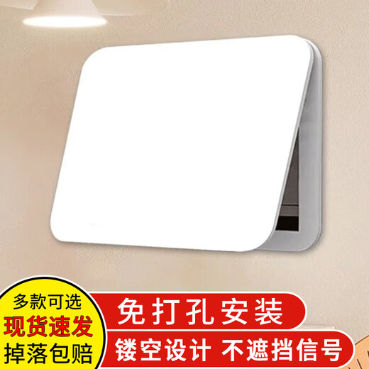 Distribution box decorative painting shielding box punch-free electricity meter box multimedia box gate weak current box ugly box shielding box whiteboard can be DIY 50*40cm (can cover height 35x length 45cm)