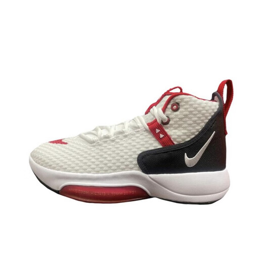 耐克（NIKE） Zoom Rize 1EP 男子 减震防滑耐磨 高帮实战休闲运动篮球鞋 FD9904-111米黑红 45 (290mm)