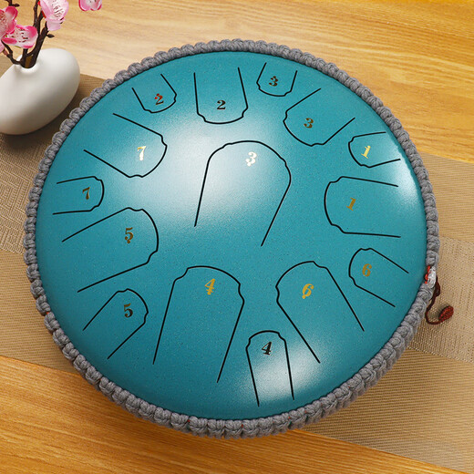 Yaside ätherische Trommel 15 -Zoll 14 Zoll Erwachsener Professionelle Anfänger Stahlzunge Schlagzeuger Drum Drum Geschenk Percussion Instrument Spot Grün Grün