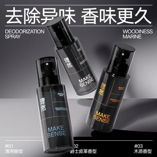 Liran Men's Eau de Toilette Deodorant Fragrance Spray Perfume Men's Gift Birthday Gift for Boyfriend Wooden + Refreshing