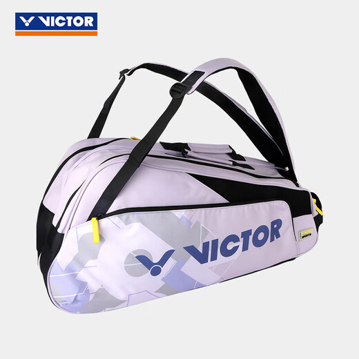 VICTOR威克多2024世界巡回赛纪念商品羽毛球包大容量矩形球拍包单肩包 BR6219 A亮白 矩形包