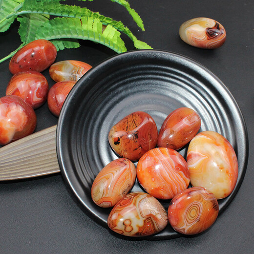 DR GRAFFCARNY natural crystal ornament silk agate raw stone hand-held piece stone paperweight color ore fish tank stone large size R9712 silk agate
