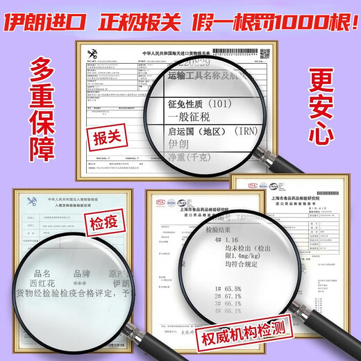 乾康和【假一赔十】精选伊朗5S特级正品藏红花正宗西红花女性泡水非西藏伊朗进口藏红花特级正品礼盒 特级20g【4罐精致礼盒装】