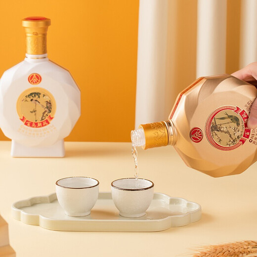 Wuliang Luzhou Wuliangye Yibin General Factory Produced Bainiaozhaofeng Liquor Luxury Flavor Wedding New Year Gift Gift Box Wine 52 Degree 500mL 4 Bottles Cultural and Art Boutique