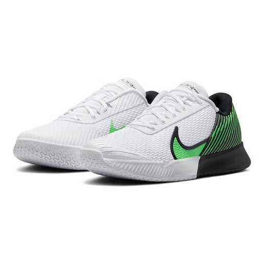 Nike Nike tennis shoes men's Zoom Vapor Nadal Federer professional sneakers wear-resistant and non-slip DR6191-105 Black and green men's style 42 (inner length 265mm)