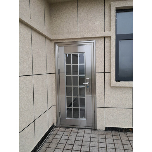 XMSJ不锈钢门304不锈钢防盗门大门双开门乡村大门车库玻璃门家用单门 款式9721