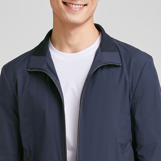 YOUNGOR (YOUNGOR) executive jacket men's single jacket men's spring and summer single jacket for young and middle-aged people shopping mall same style Navy M 170/92A