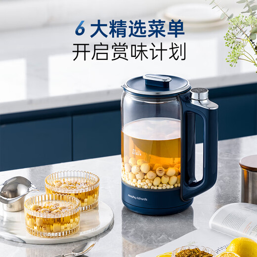 Mofei Electrical Health Pot Household Split Tea Maker 1.5L Flower Teapot Office Kettle Constant Temperature Intelligent Large Capacity Electric Kettle MR6089 Blue No. 1 Member Store