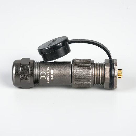 Weipu ST WEIPU ST1210 11 2345679 core Aviation plug socket Rear nut Butt ST12 Formal plug pin/socket hole Single rear nut socket ST12124 core