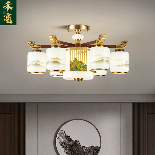 HELIANG NOUVEAUX LAVES DE SALON CHANDELIERS CHINIS