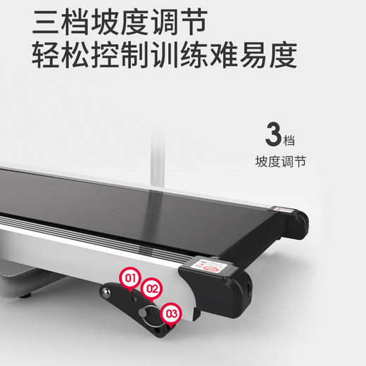 McGordon elderly treadmill foldable installation-free rehabilitation training walking machine for middle-aged and elderly people fitness exercise equipment walking machine for seniors Athens Black