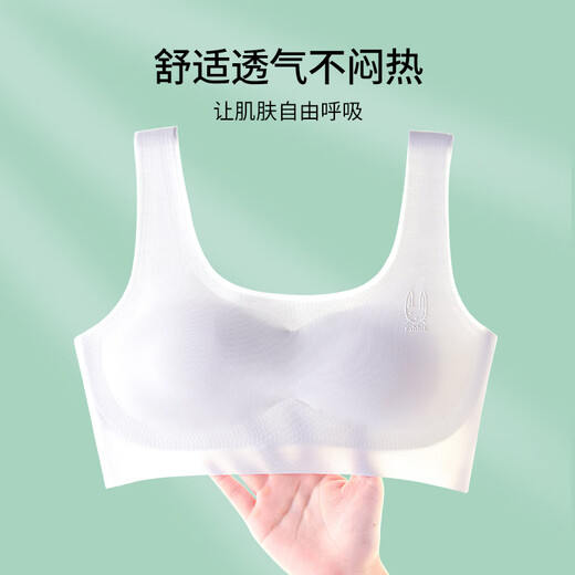 Langsha Girl Unterwäscheentwicklung Stufe Mädchen Junior High School Schüler High School Schülern BH Antibakteriell markless dünner Welle 2 Pack m