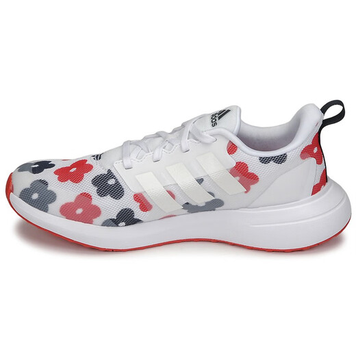 Adidas (adidas) girls' shoes sports casual shoes lightweight lace-up low-top running shoes white little flowers 2025 Chinese Valentine's Day gift white little flowers 28