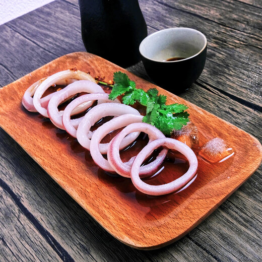 Hongshun Squid Rings 1Jin Jin is equal to 0.5kg, freshly caught and quick-frozen, seafood and aquatic products, barbecue hot pot ingredients, sizzling squid