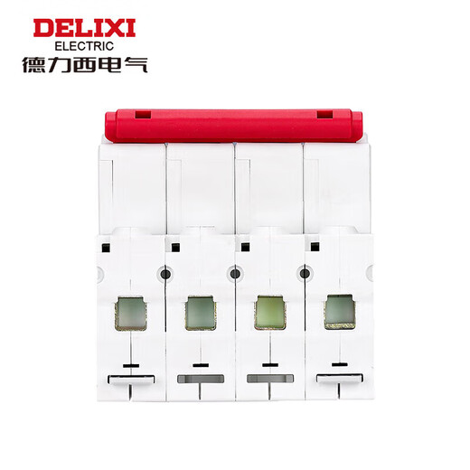 Delixi Electric D-type air switch 63a small circuit breaker micro circuit breaker DZ47S-63-4P-D63